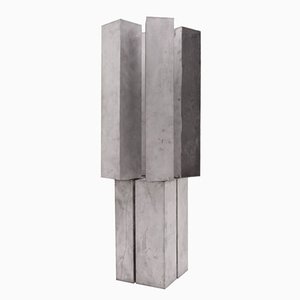 Escultura Double Block de aluminio I Light de early light