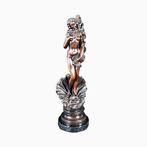 Estatua del nacimiento de Venus antigua de bronce de James Hunt para Neapolitan School