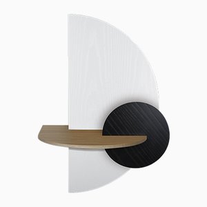 Alba L Semi Circle Bedside Table by Daniel García Sánchez for WOODENDOT