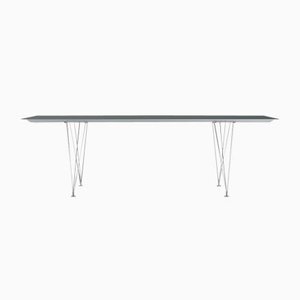Table B mit Platte und Beinen aus eloxiertem Stahl von Konstantin Grcic für BD Barcelona
