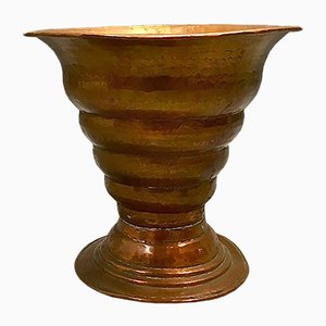Lámpara de mesa francesa vintage de cobre de Luminator