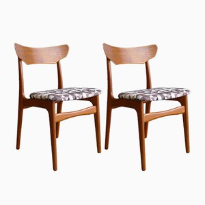 Sedie da pranzo Mid-Century in teak di Schiønning & Elgaard per Randers Møbelfabrik, Danimarca