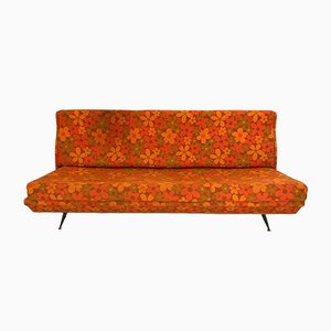 Vintage Italian Orange Sofa, 1960s