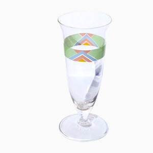 Italian Geometrical Glasses from Cerve, 1980s, Set of 7