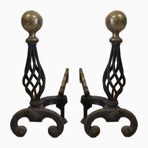 Alari vintage modernisti, set di 2