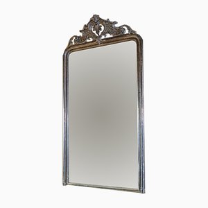 Specchio Luigi XV antico dorato e argentato
