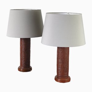 Lampade da tavolo di Angel l. Pazmino per Muebles de Estilo, anni '70, set di 2