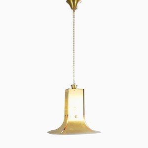 Vintage Italian Brass Pendant, 1960s