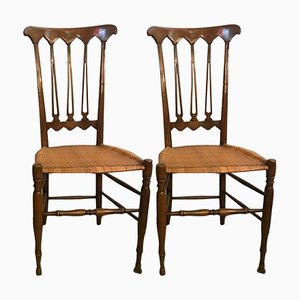 Set of Mid-Century Chiavari Chairs