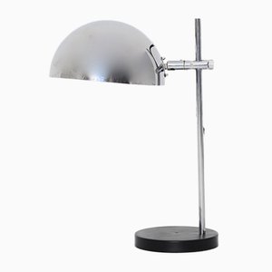 Lampe de Bureau en Chrome Noir, 1960s