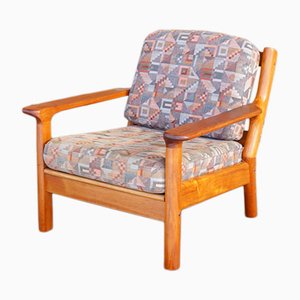 Vintage Danish Teak Lounge Chair, 1970s