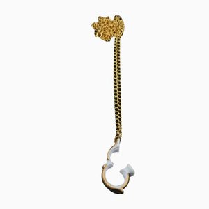 Handle Single Pendant Gold de Maria Juchnowska