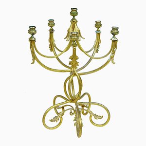 Candelabro Ormolu francés antiguo