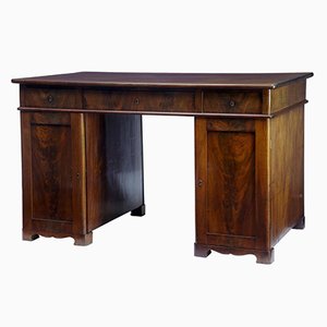 Antique Mahogany Pedestal Desk