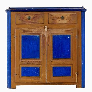 Antique Rustic Painted Cupboard