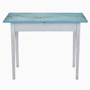 Antique Swedish Painted Occasional Table