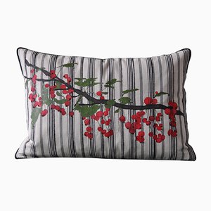 Bacche Rosse Cushion from GAIADIPAOLA