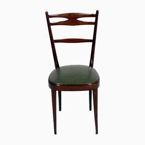 Set de Chaises d'Appoint en Noyer Marron par Carlo de Carli, 1950s