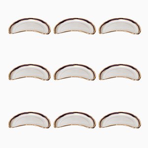 Plats Crescent de Copeland Spode, Angleterre, 1920s, Set de 9