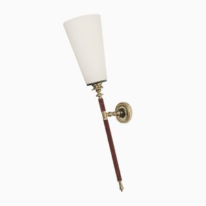 Large Torchère Wall Lamp from Arlus, 1950s