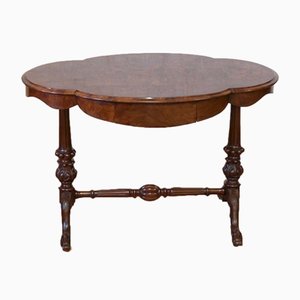 Table de Fenêtre Victorienne en Noyer, 1860s