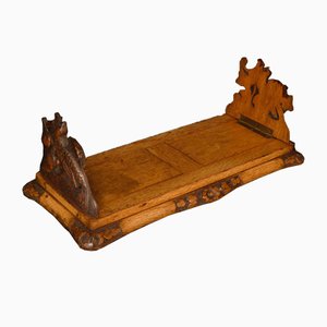 Victorian Oak Book Rack