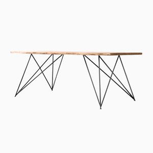 Slim Oak Table by Philipp Roessler for NUTSANDWOODS