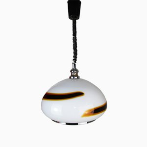 Vintage Murano Glass Ceiling Lamp from Venini