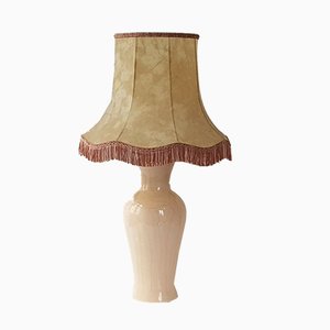Lampe de Bureau Vintage en Céramique Rose, 1970s