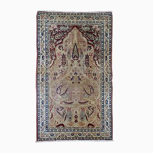 Antique Middle Eastern Kerman Lavar Rug, 1880s