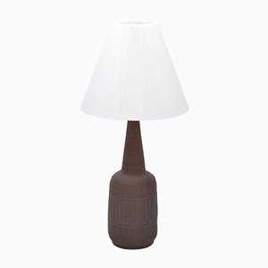 Große dänische Vintage Stehlampe aus Steingut