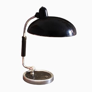 Schwarze Modell 6632 Schreibtischlampe von Christian Dell für Kaiser Idell, 1930er