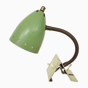 Grüne Schreibtischlampe von H. Busquet für Hala, 1950er