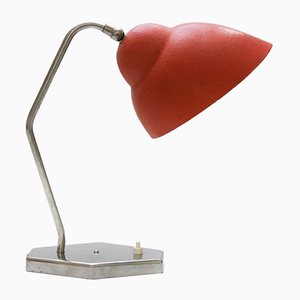 Mid-Century Red Table Lamp from Inkop, 1960s
