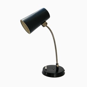 Lampe de Bureau Noire Mid-Century, 1960s