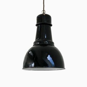 Industrielle Deckenlampe, 1950er