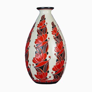Prototype Vase by Leon Lambillotte for Boch Freres Keramis, 1926