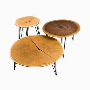 Tables Basses Klyde par Mark Oliver, Set de 3