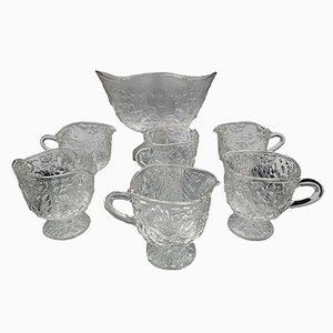 Vintage Jardiniere & 6 Jugs, 1970s, Set of 7