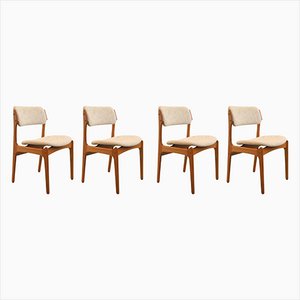 Dining Room Chairs by Erik Buch for O.D. Møbler Toksvaed, Set of 4