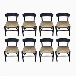 J39 Dining Chairs by Børge Mogensen for Fdb, Set of 8