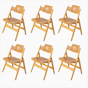 SE18 Chairs by Egon Eiermann for Wilde+Spieth, 1950s, Set of 6