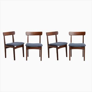Danish Model 310 Dining Chairs by Erik Buch for Chr. Christensens Furniture Factory, 1960s, Set of 4