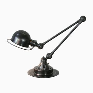 Industrial Graphite Desk Lamp by Jean Louis Domecq for Jieldé, 1950s