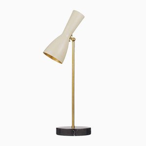Wurmloch Tischlampe aus Messing von Simone Calcinai für Brass Brothers