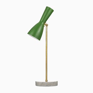 Green Wormhole Table Lamp by Simone Calcinai for Brass Brothers
