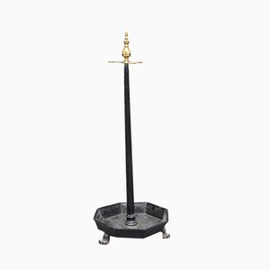 Early 19th Century Brass & Cast Iron Stick Stand, 1820s