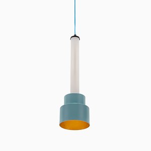 Lampe à Suspension Blossom Anthology Double Cylindre par Pierangelo Orecchioni pour Brass Brothers