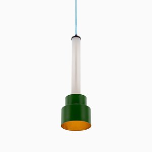 Lampe à Suspension Blossom Anthology Double Cylindre par Pierangelo Orecchioni pour Brass Brothers