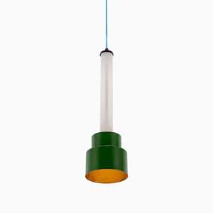 Lampe à Suspension Double Cylindre Blossom Anthology par Pierangelo Orecchioni pour Brass Brothers